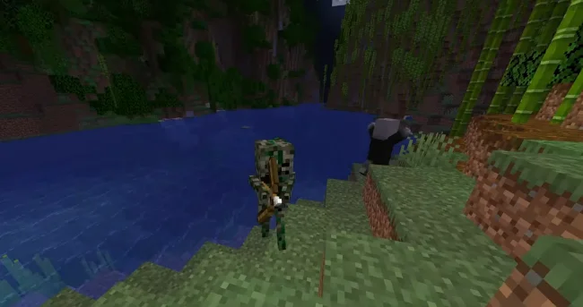 Новый вид скелета-лучника из мода MobZ