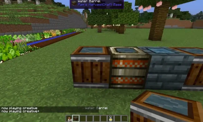 Новые блоки из мода Pams HarvestCraft