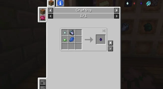 Крафт на предмет из мода Reliquary Reincarnations