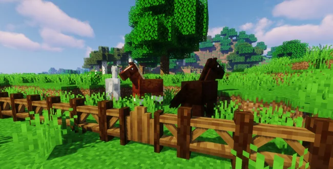 Мод на декор для Майнкрафт 1.21.10 / 1.20.6 (Macaws Fences and Walls)