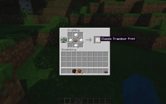 Крафт на предмет из мода Macaws Trapdoors