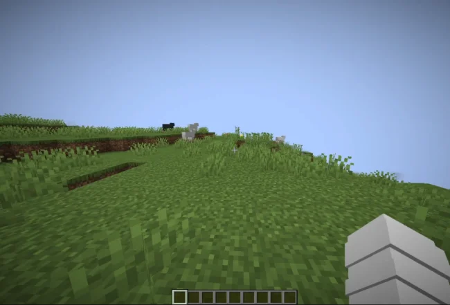 Новый объемный вид рукава персонажа от первого лица с модом Skin Layers 3D