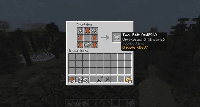 Мод на инструменты для Майнкрафт 1.21.11 / 1.20.6 (Tool Belt)