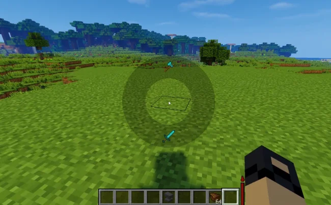 Меню пояса из мода Tool Belt