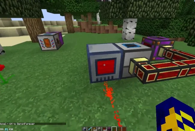 Новые блоки из мода RFTools