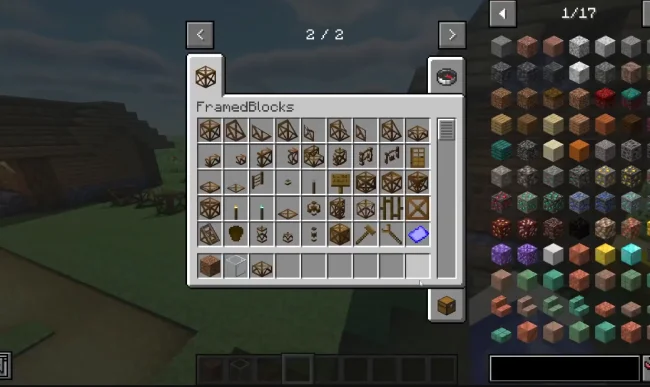 Все новые предметы из мода FramedBlocks