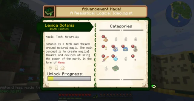 Мод на геймплей для Майнкрафт 1.21.4 / 1.20.6 (Advancement Plaques)