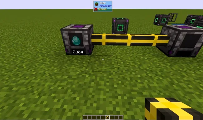 Небольшой механизм из мода Pipez