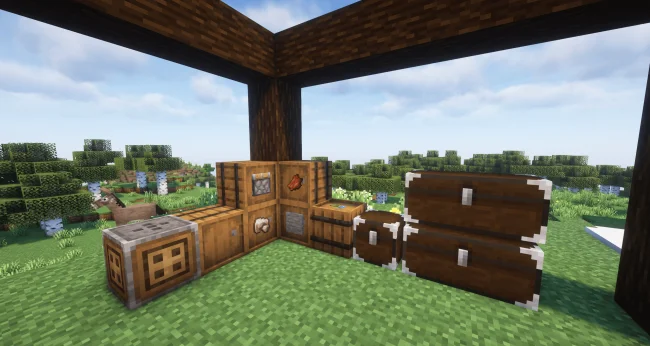 Мод на блоки для Майнкрафт 1.21.11 / 1.20.4 (Sophisticated Storage)