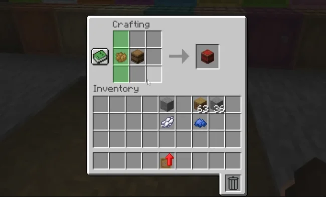 Крафт на красную бочку из мода Sophisticated Storage