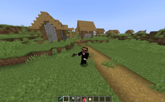 Новый вид атаки топором из мода Better Combat