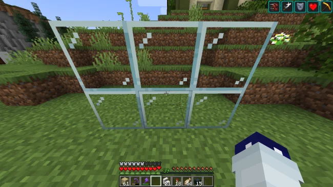 Мод на блоки для Майнкрафт 1.21.8 / 1.20.6 (Connected Glass)