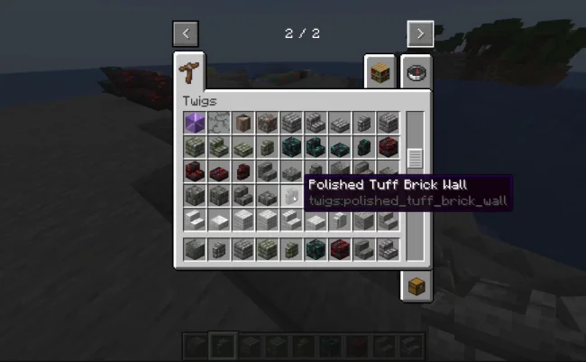 Все новые предметы из мода Twigs