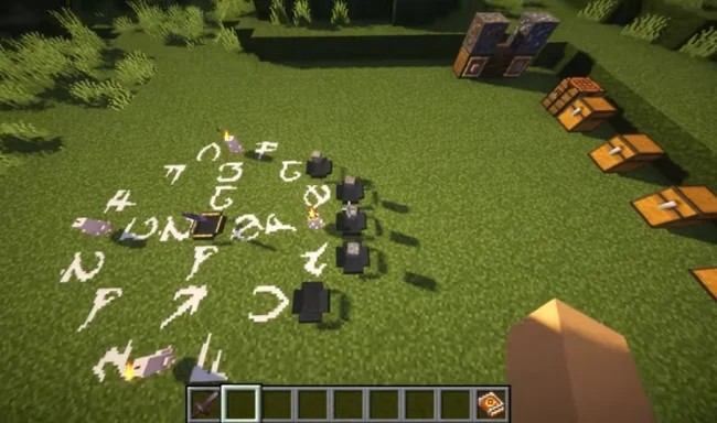 Ритуал для призыва моба из мода Occultism