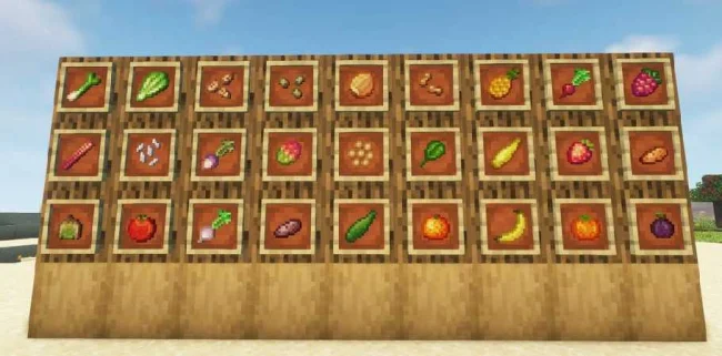 Мод на еду для Майнкрафт 1.21.1 / 1.20.6 (Croptopia)