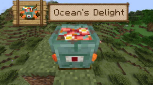 Мод на еду для Майнкрафт 1.21.1 / 1.20.1 (Oceans Delight)