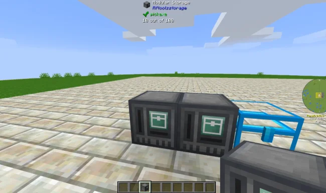 Новые блоки из мода RFTools Storage