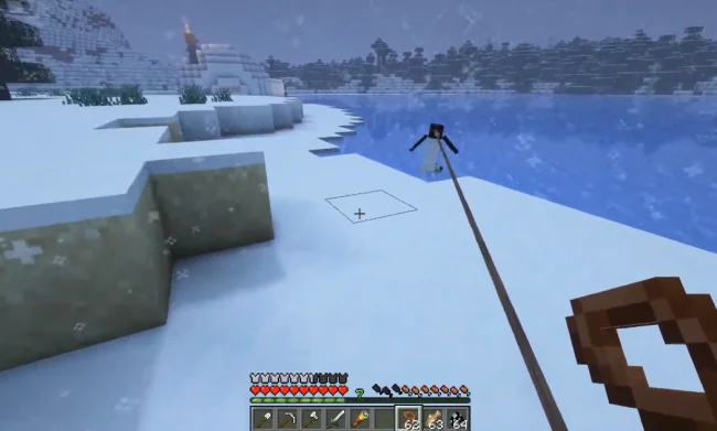 Возможность привязать пингвина из мода Waddles