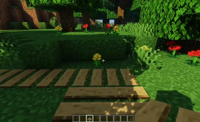 Деревянная дорожка из мода Macaws Paths and Pavings