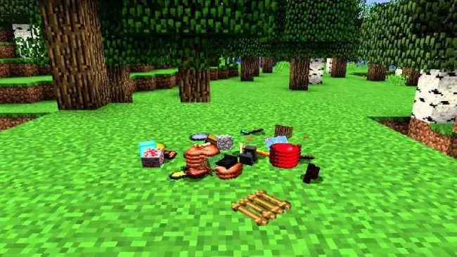 Мод на геймплей для Майнкрафт 1.21.11 / 1.20.6 (ItemPhysic Full)