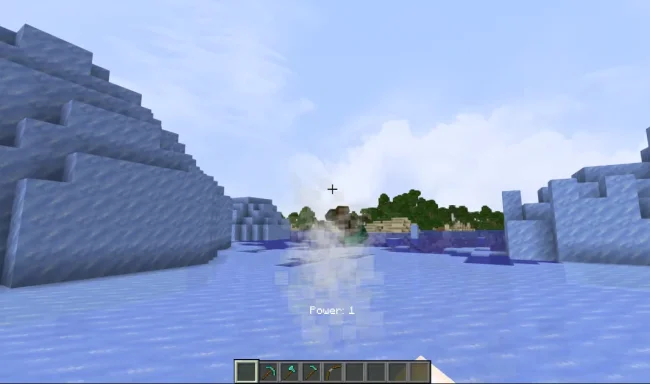 Новая траектория полета при сбросе предмета из мода ItemPhysic Full