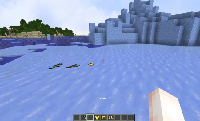 Анимация скольжения предмета при сбросе на лед из мода ItemPhysic Full