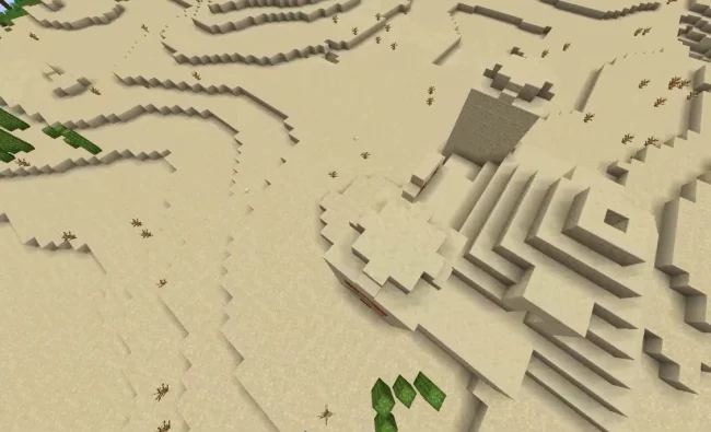 Переработанный пустынный биом из мода Geophilic