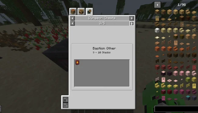 Меню механизма из мода Create Enchantment Industry