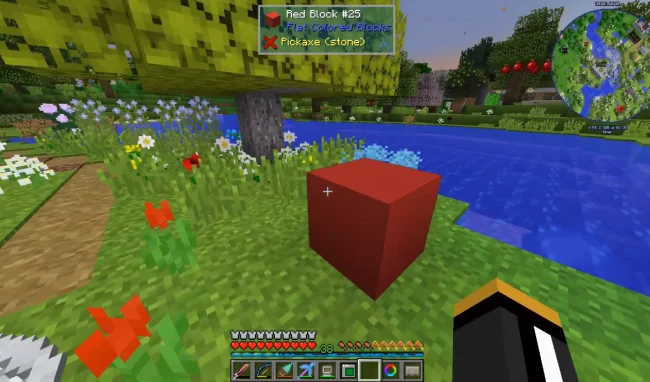 Новый блок из мода Flat Colored Blocks