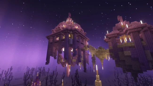 Новые парящие замки из мода Moogs End Structures