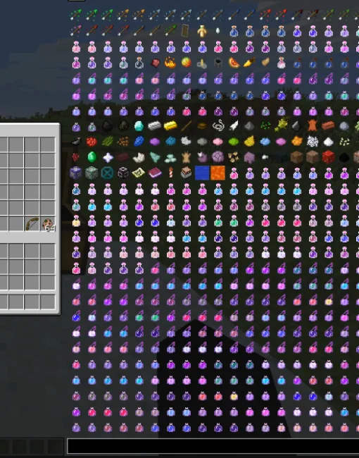 Все новые зелья из мода Potion Core