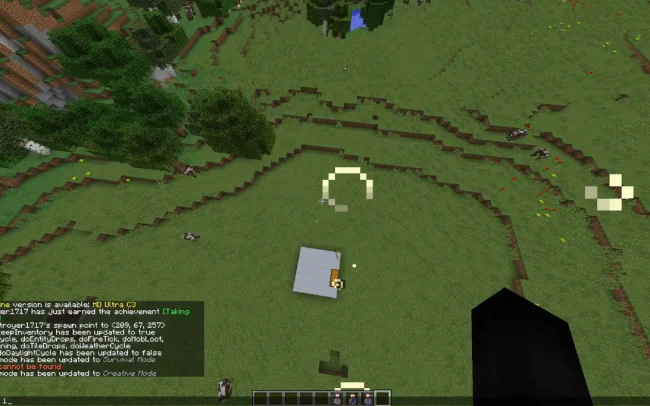 Высота прыжка после принятия нового зелья из мода Potion Core