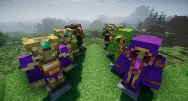 Мод на броню для Майнкрафт 1.21.1 / 1.20.1 (Immersive Armors)