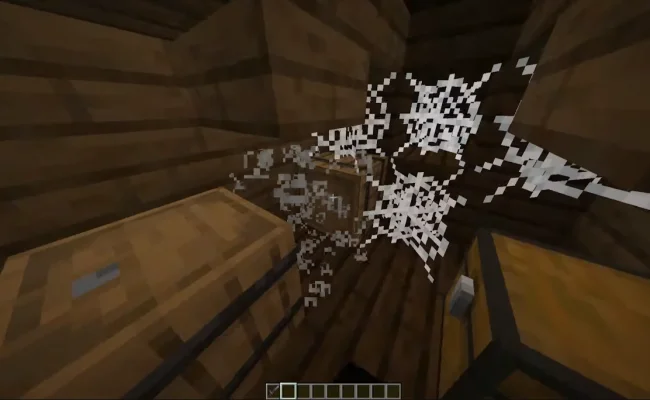 Интерьер внутри домика моба из мода HuntersReturn