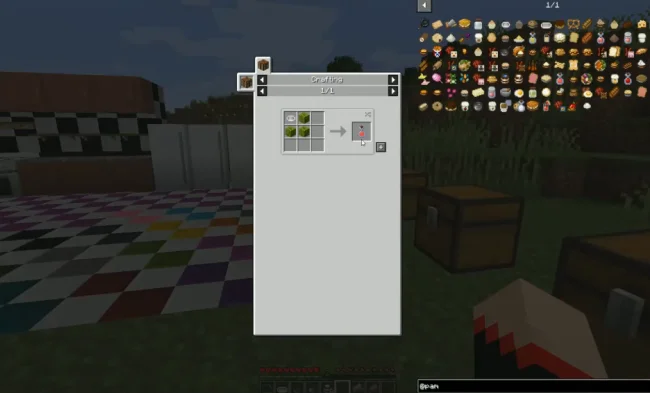Крафт на предмет из мода Pams HarvestCraft 2 - Food Core