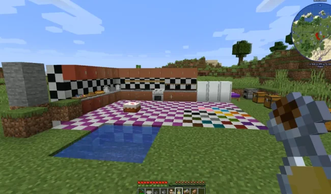 Новые декоративные блоки из мода Pams HarvestCraft 2 - Food Core