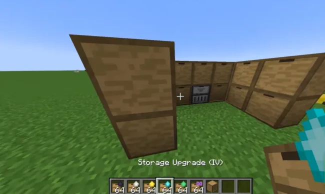 Процесс постройки небольшого механизма из мода Storage Drawers Extras