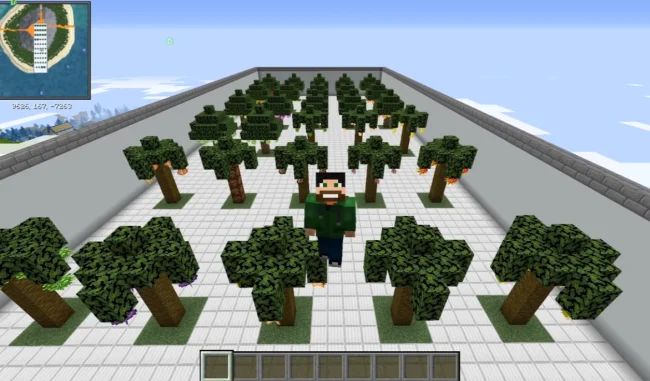 Небольшая ферма деревьев из мода Pams HarvestCraft 2 - Trees
