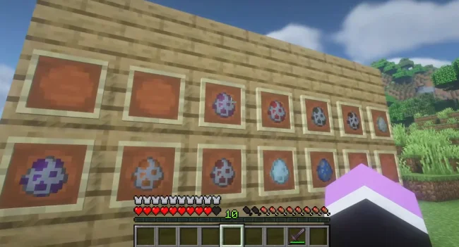 Все яйца мобов из мода Illager Invasion