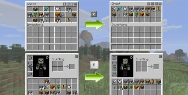 Мод на инструменты для Майнкрафт 1.16.5 / 1.15.2 (Inventory Tweaks Renewed)