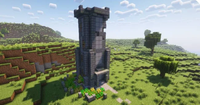 Мод на постройки для Майнкрафт 1.21.11 / 1.20.6 (Formations Overworld)
