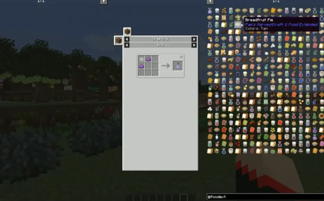 Крафт на напиток из мода Pams HarvestCraft 2 - Food Extended