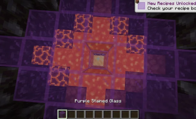 Бассейн из лавы из мода Moogs Nether Structures