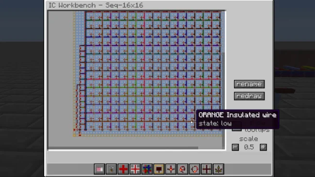 Меню механизма из мода Project Red - Fabrication