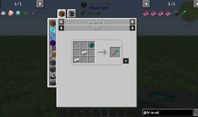 Крафт на инструмент из мода Travel Anchors