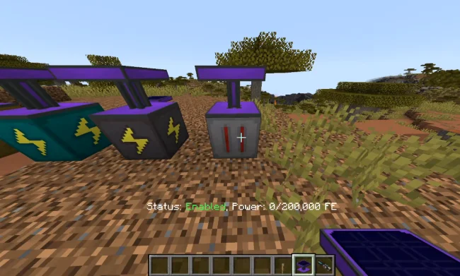 Небольшой механизм из мода Chargers