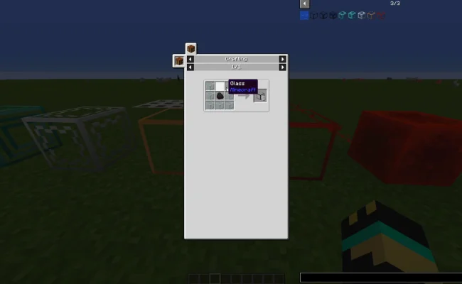 Крафт на блок из мода Glassential Renewal