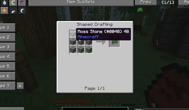 Крафт на предмет из мода Tinkers Mechworks