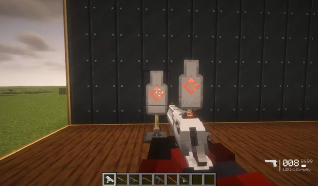 Процесс стрельбы из пистолета из мода Timeless and Classics Zero