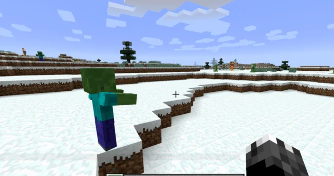 Мод на геймплей для Майнкрафт 1.21.10 / 1.20.4 (Mob Sunscreen)